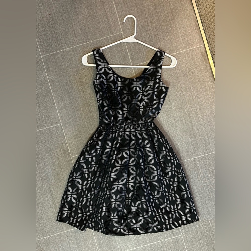 Black and white dress